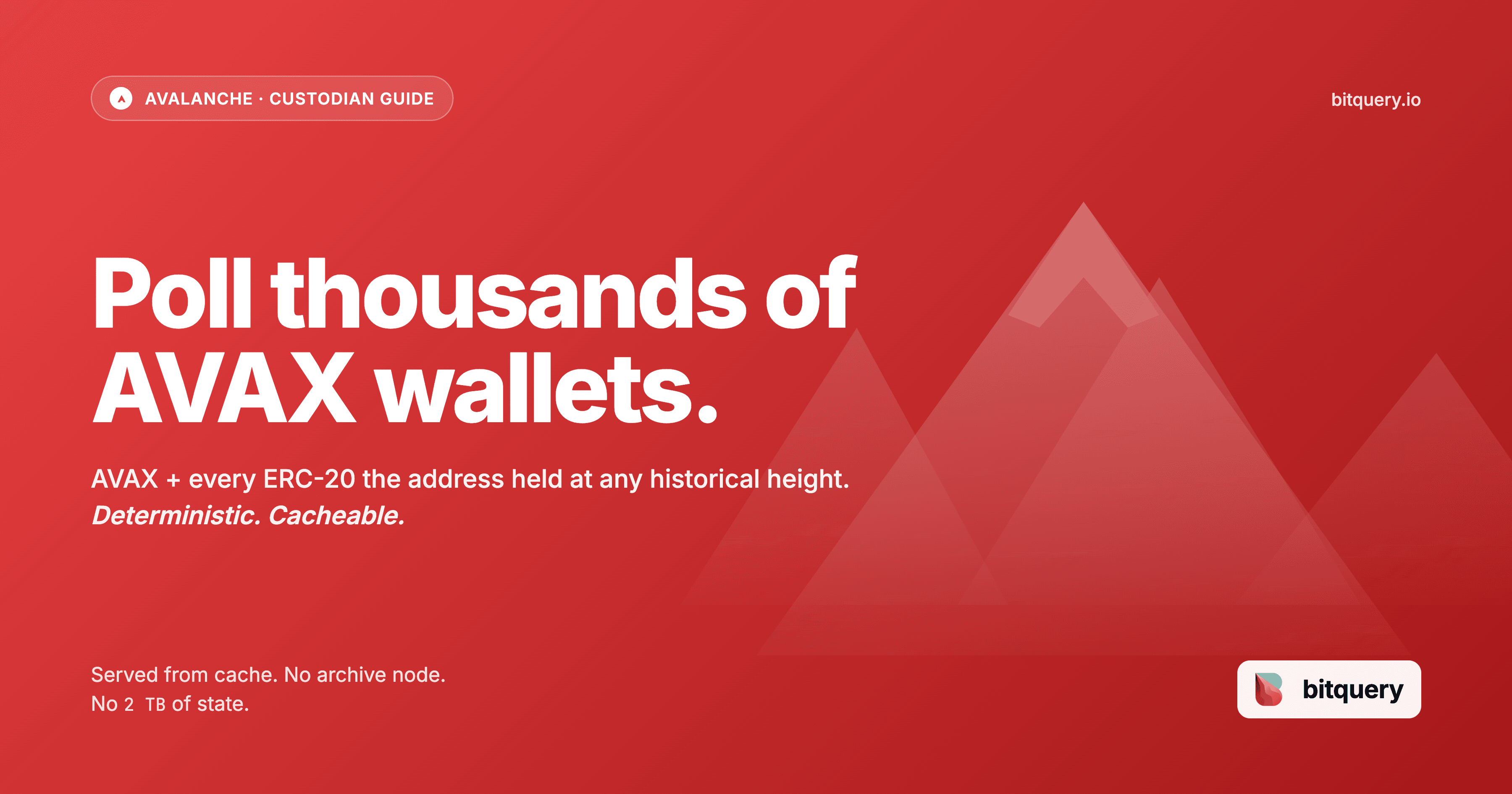 Cover Image for Polling Avalanche Wallet Balances at Scale: A Guide for Custodians