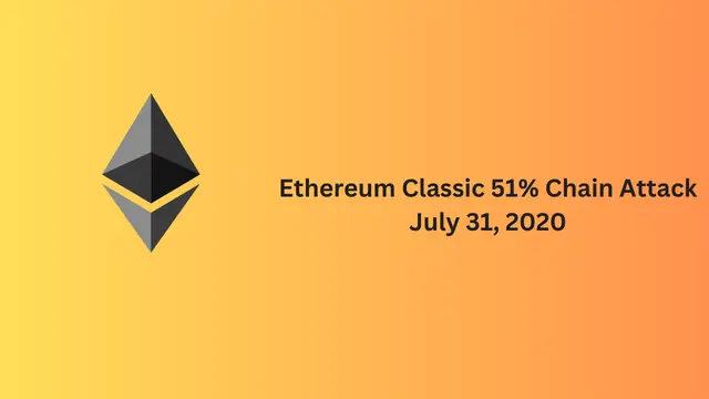 Cover Image for Ethereum Classic 51% Chain Attack July 31, 2020