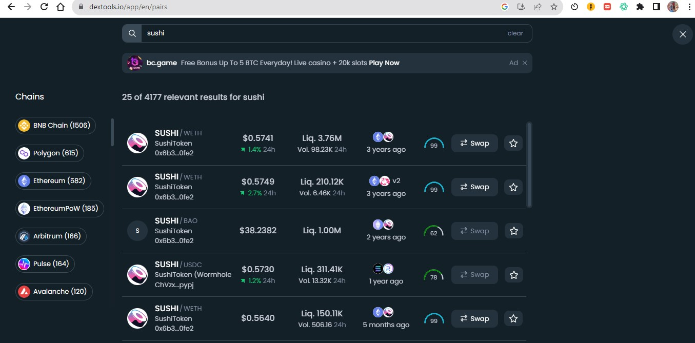 Top SushiSwap APIs - A Comprehensive Guide to DEX Exchanges - Bitquery